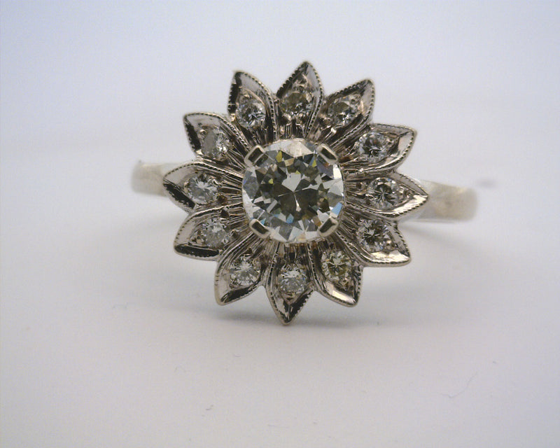 14K WG DIAMOND RING
