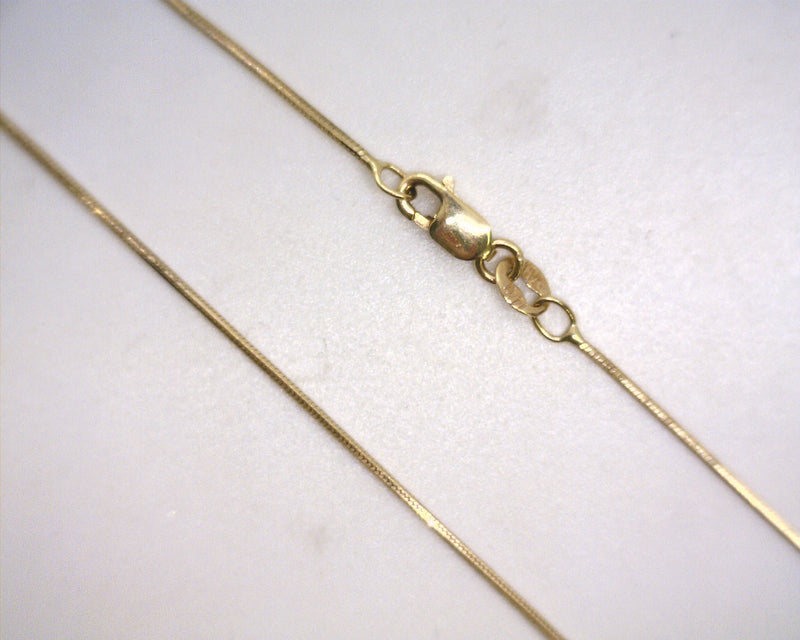 14K Yellow Gold Snake Chain 20
