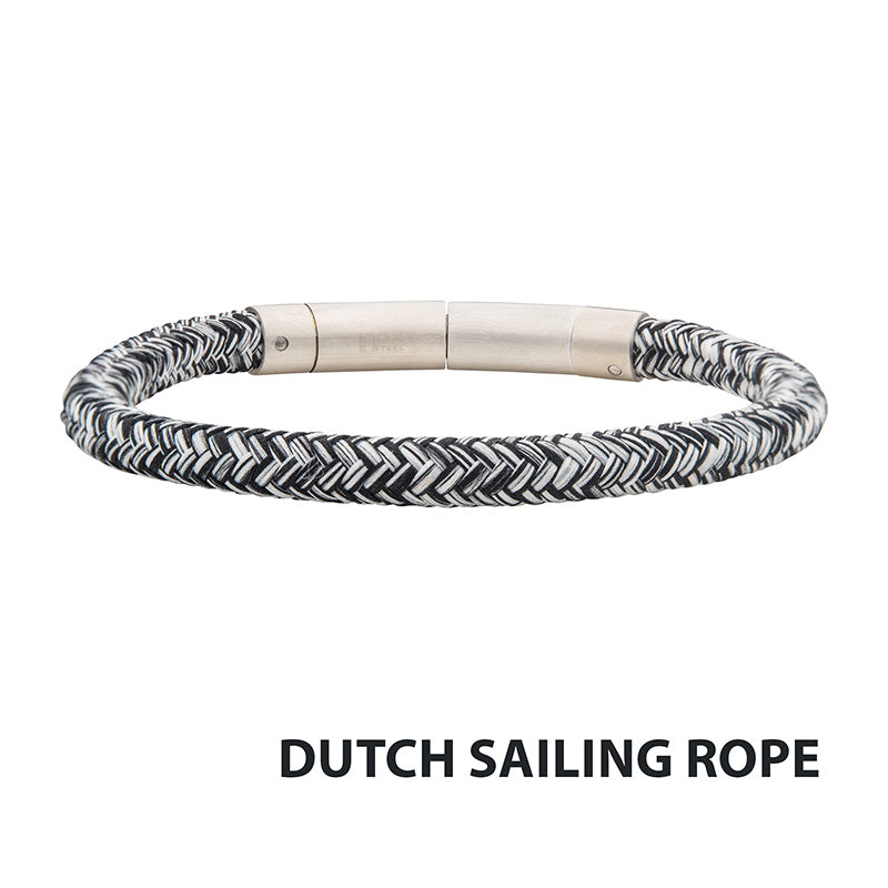 6mm Black and White Nylon Cord