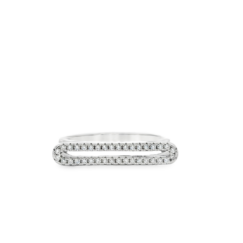 Sterling Silver CZ Ring Size 7