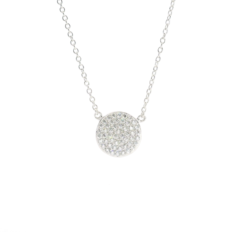 Sterling Silver CZ Necklace