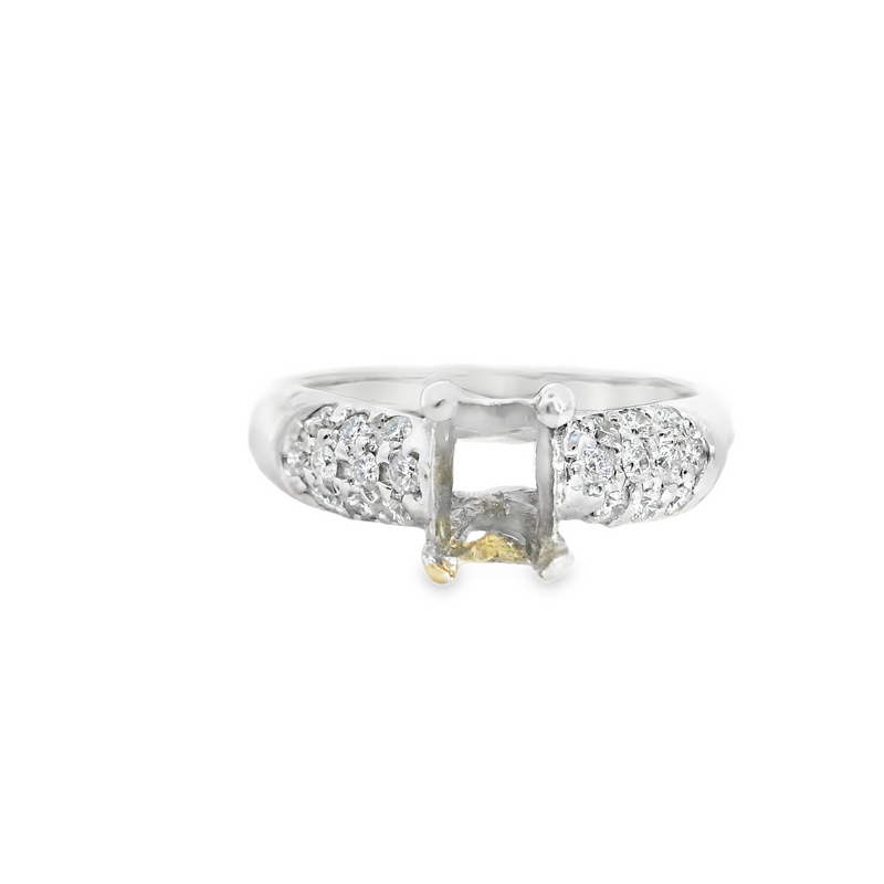 14K WG DIAMOND ENGAGEMENT RING