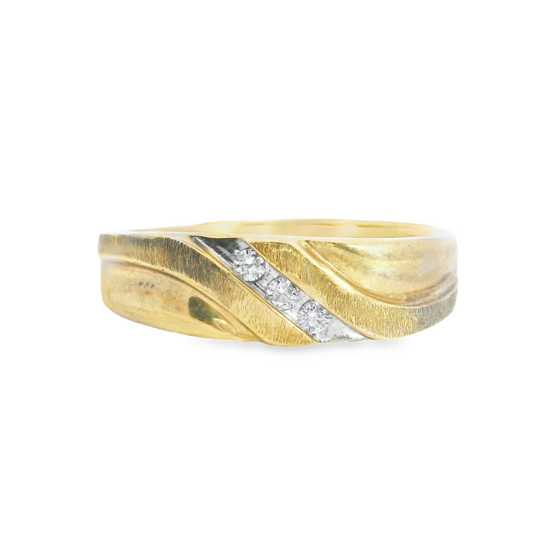 10K YG DIAMOND BAND
