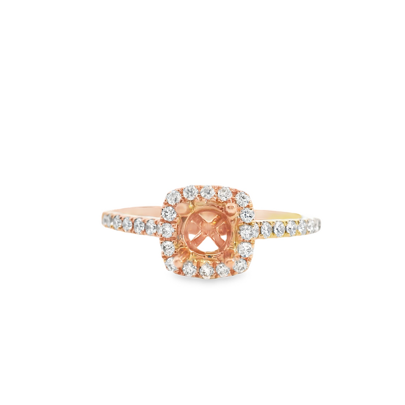 14K RG HALO MOUNTING