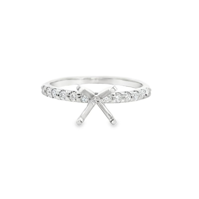 14K WG DIAMOND ENGAGEMENT MOUNTING