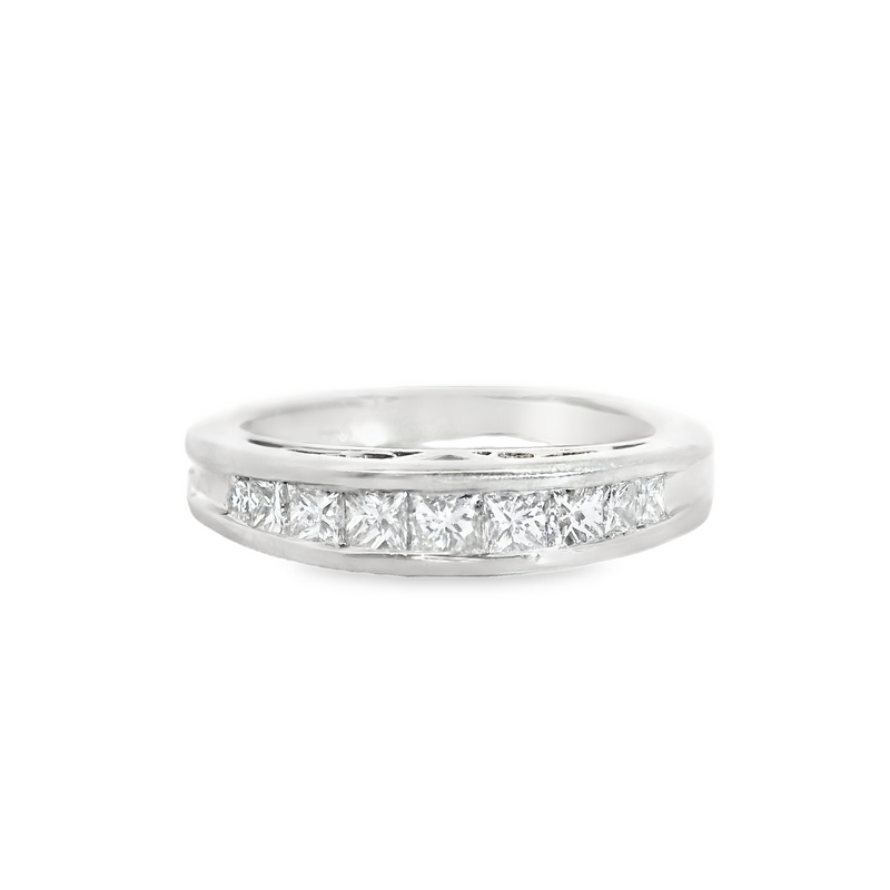 PLATINUM/18K DIAMOND BAND