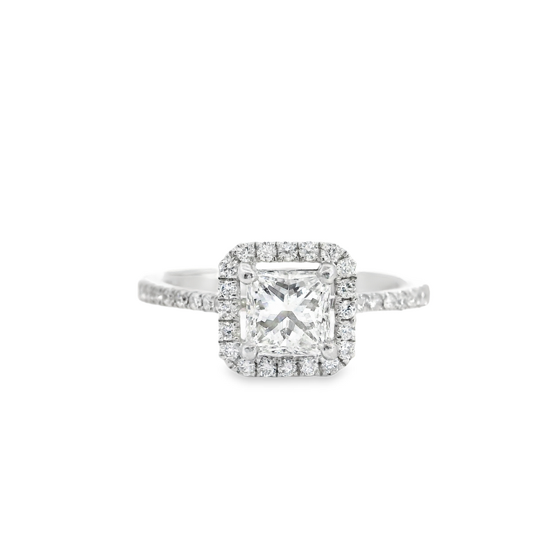 14K WG PRINCESS MOUNTING