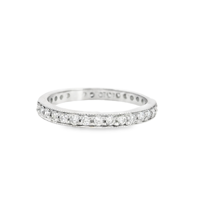 14K WG ETERNITY DIAMOND BAND