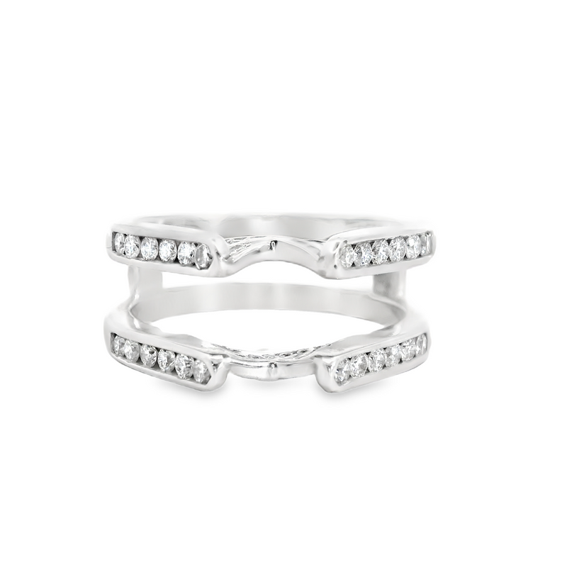 14K WG DIAMOND GUARD
