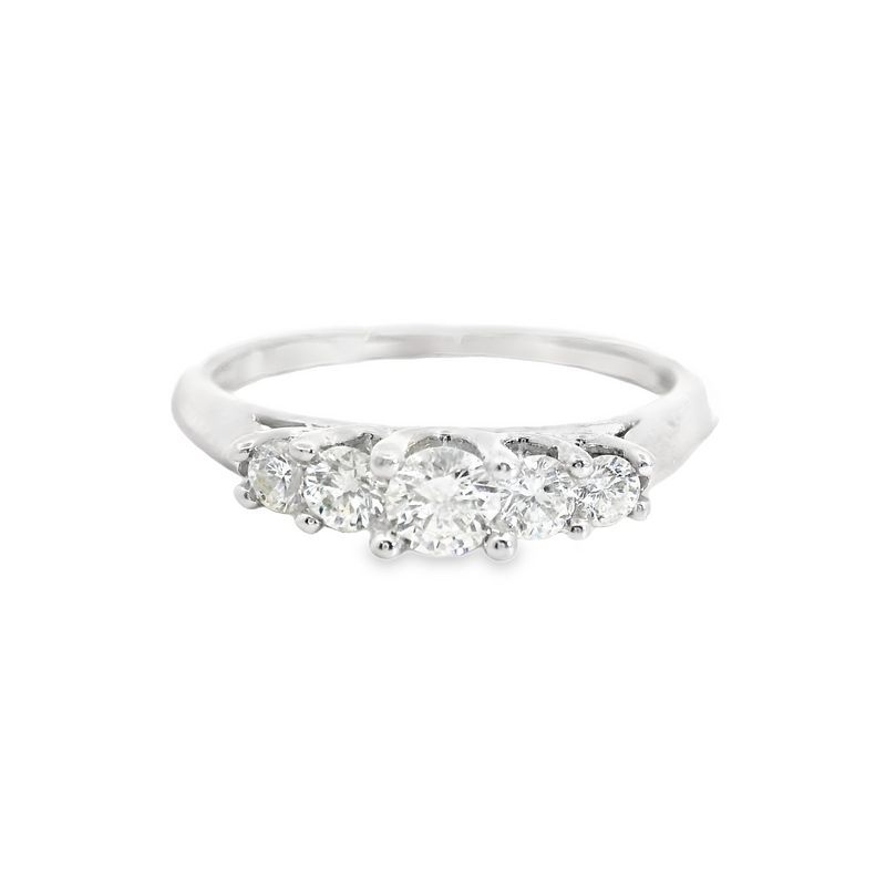 14K WG DIAMOND BAND
