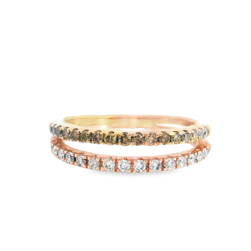 14K & 10K ROSE GOLD DIAMOND RING