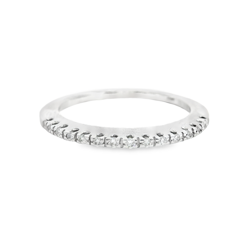 14K WG DIAMOND BAND