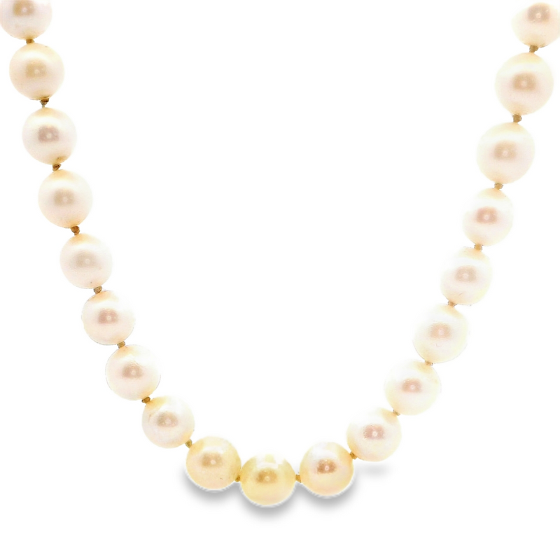 14K YG Multi Color Pearl Strand