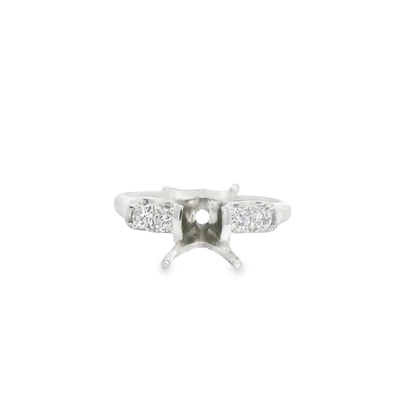 14K WG Dia Ring Setting