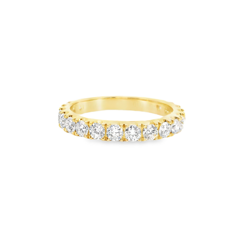 18K YG Almost Eternity Diamond Band