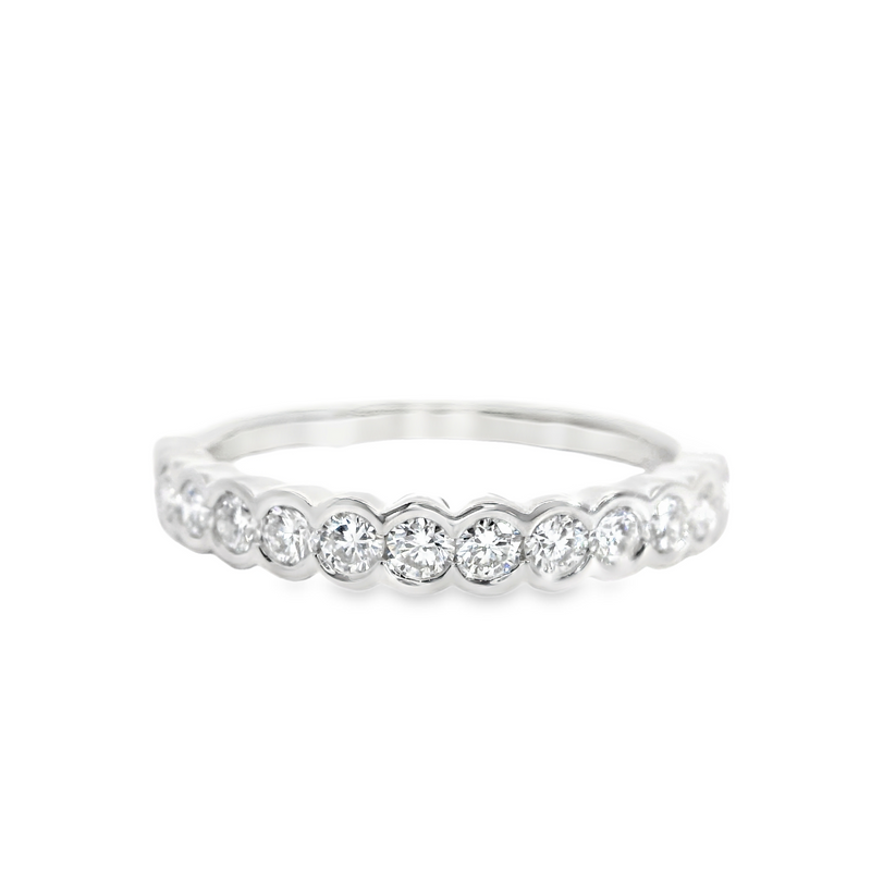 14K WG Diamond Band 0.50 CT TW