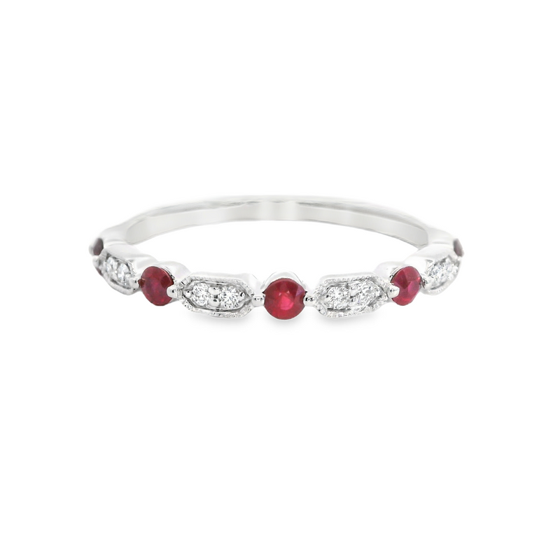14K YG Sapphire & Diamond Ring
