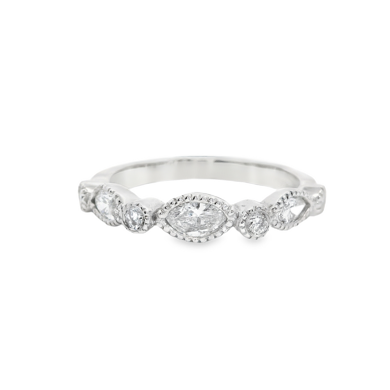 14K WG Diamond Band