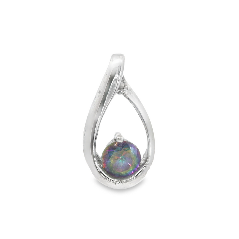 Sterling Silver Mystic Topaz Pendant