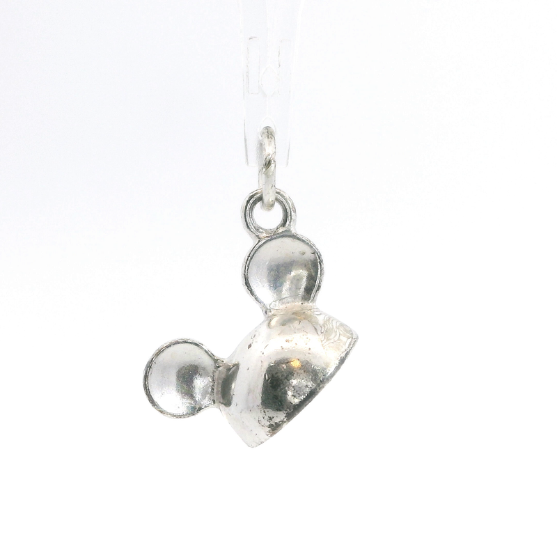Sterling Silver Mickey Mouse Ears Hat Charm