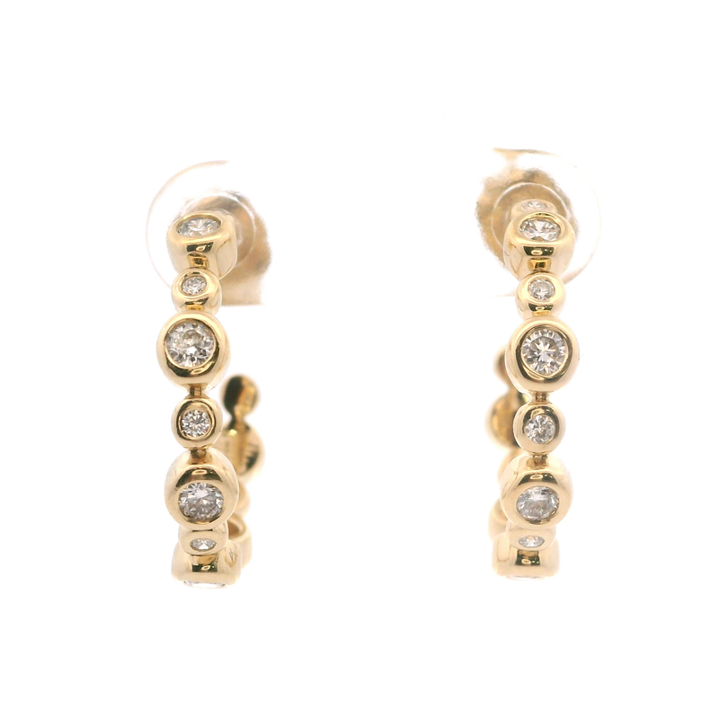 Lab Grown Diamond Hoop Earrings