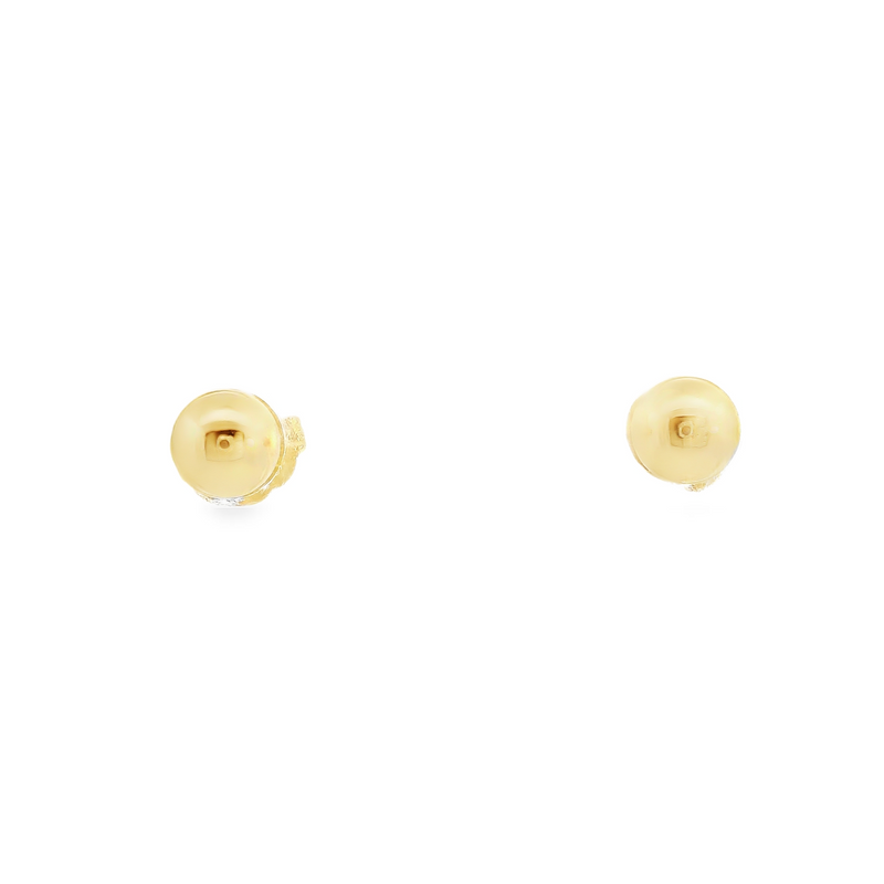 14K YG 4.0MM Ball Post Earrings