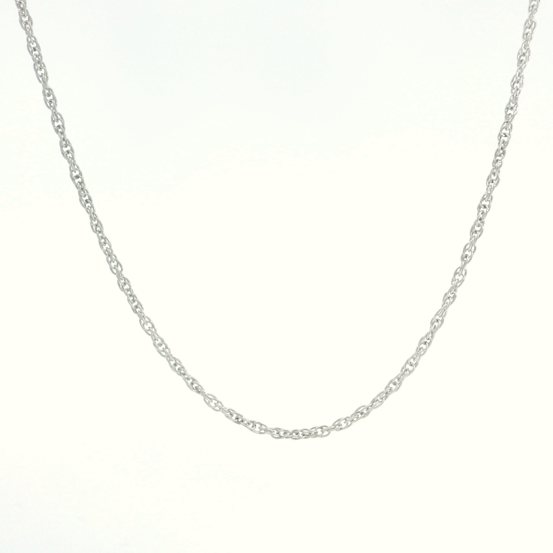 14K WG Loose Rope Chain