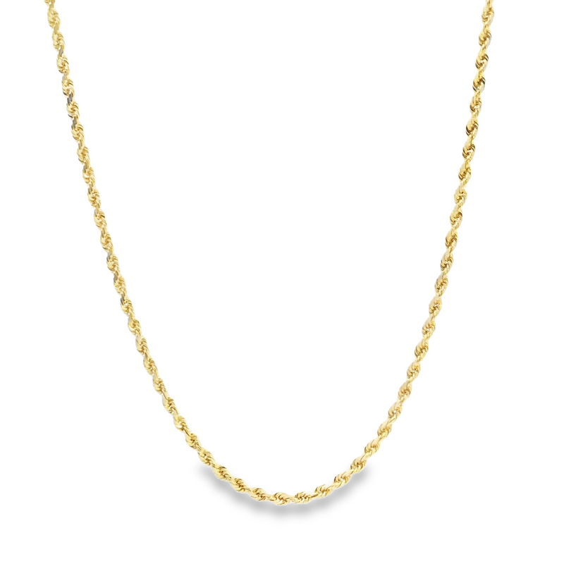 14K YG Rope Chain 24