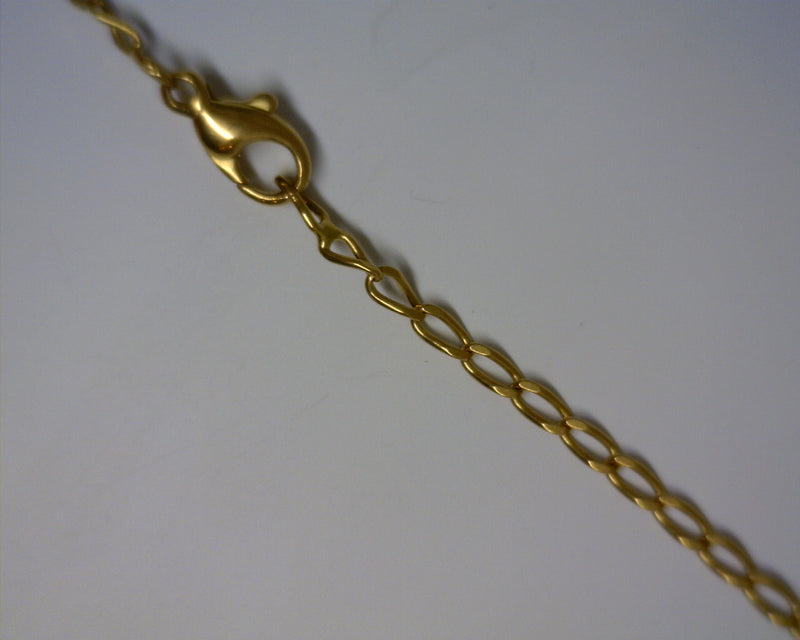 18K YG LINK CHAIN