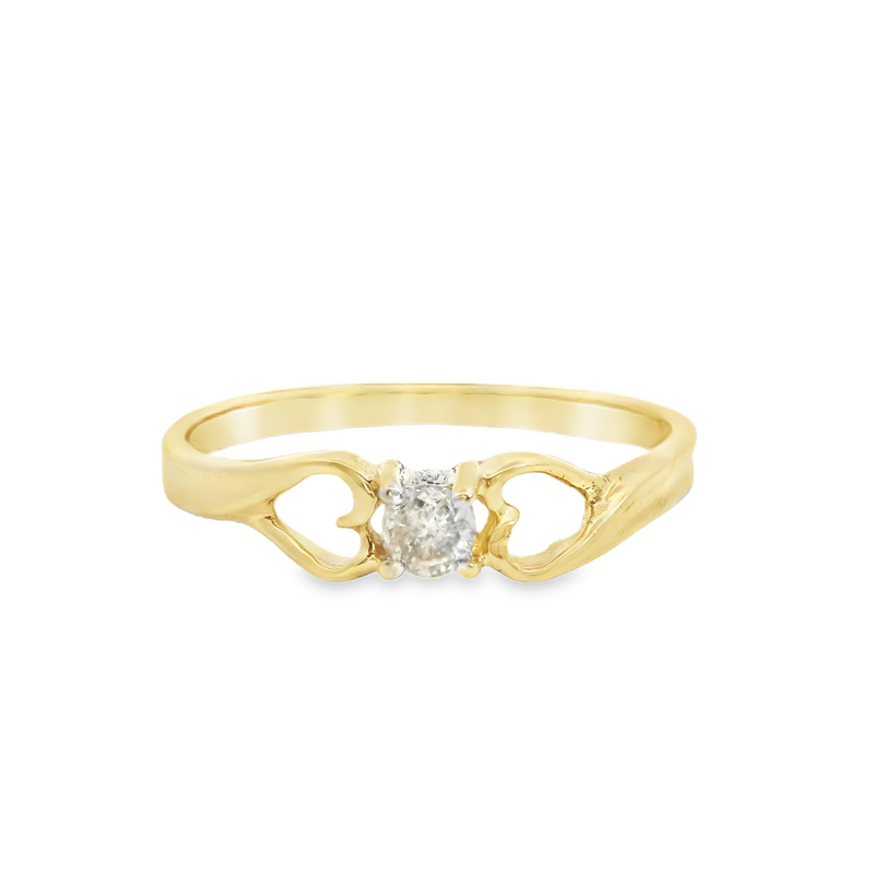 14K YG Diamond Ring