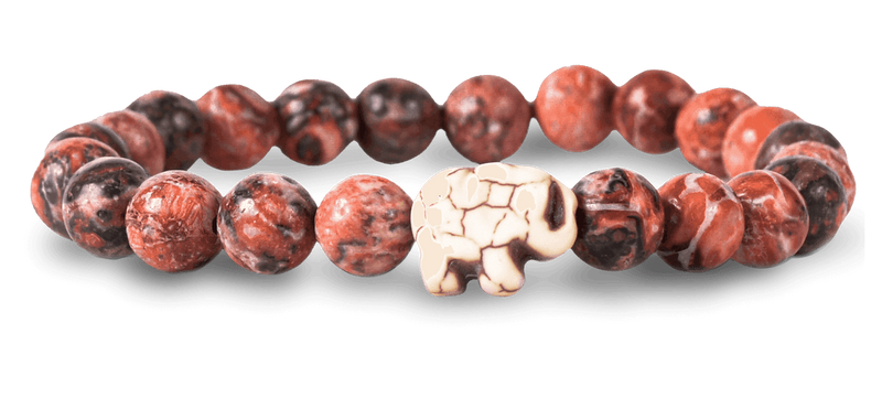 Elephant Tracking Bracelet in Dessert Stone