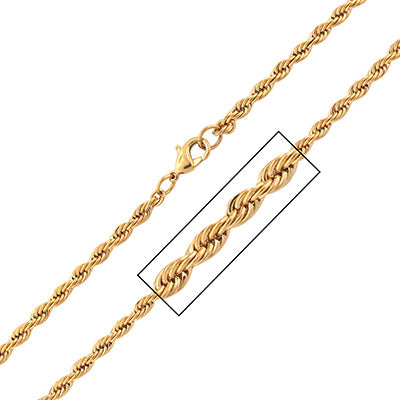 Gold IP French Rope Chain