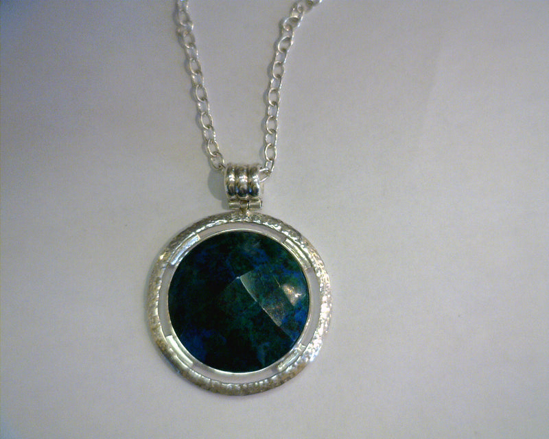 STERLING SILVER CHRYSOCOLLA VE