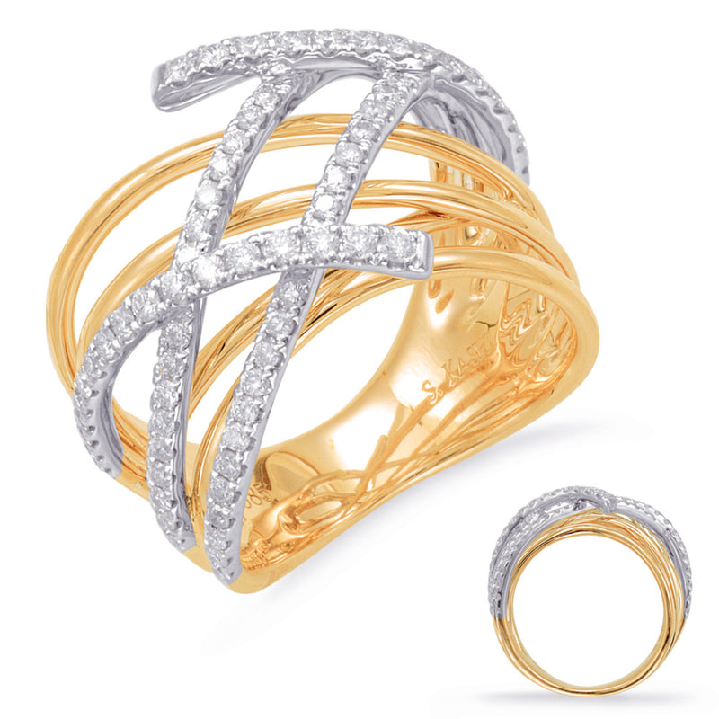 14K TT DIAMOND RING