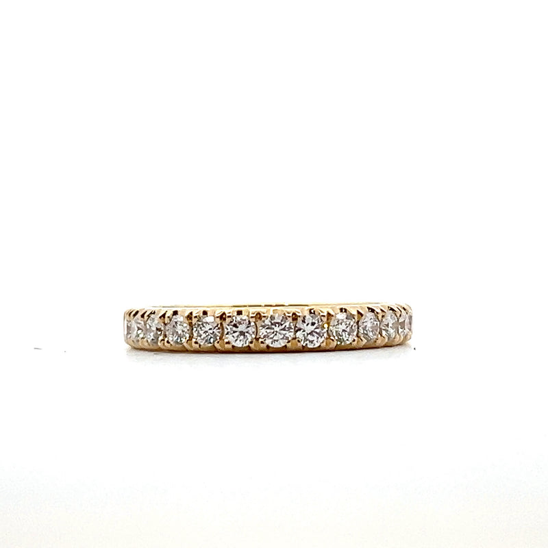 14K YG Diamond Band