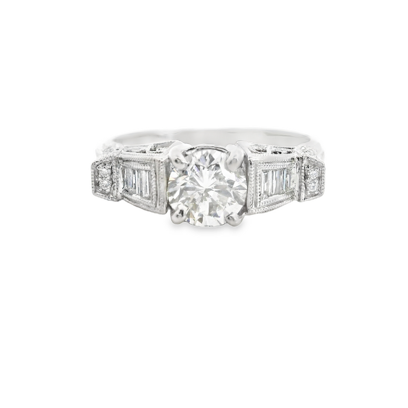 18K WG DIAMOND ENGAGEMENT RING