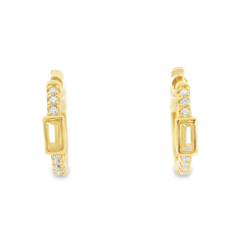 Gold Plated Hoop Earrings