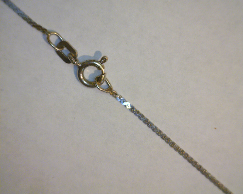 14K WG CHAIN 2.3 GRAMS 16