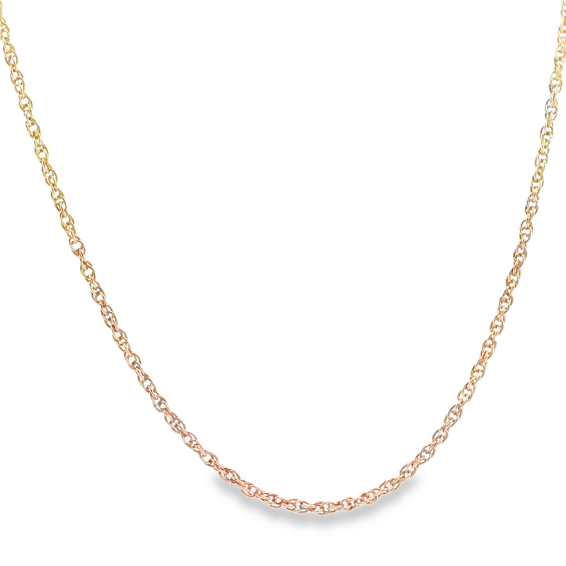 Rose Gold Plated Sterling Silver Chain