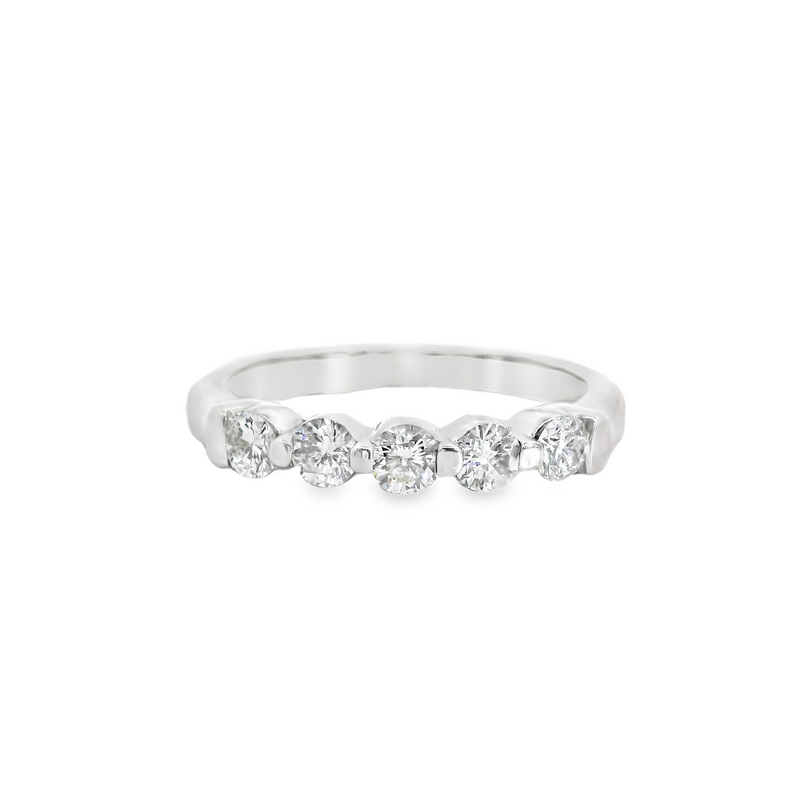 14K WG DIAMOND BAND