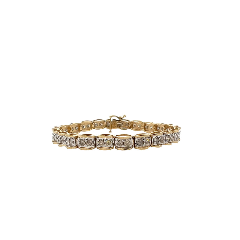 10K Diamond Tennis Bracelet 5.0 Carat