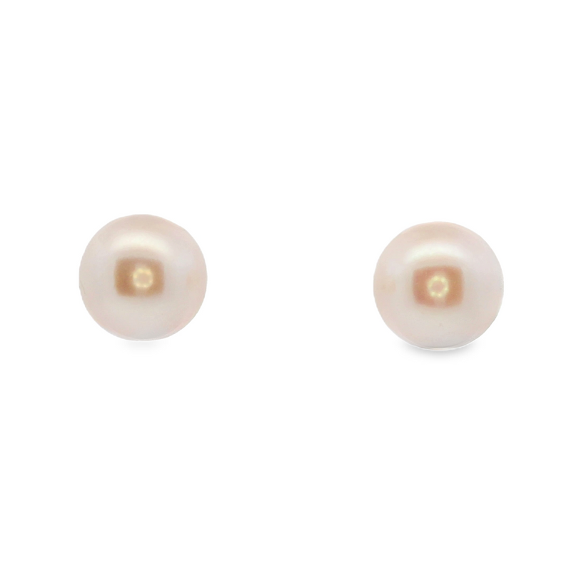 14K YG Pearl Studs
