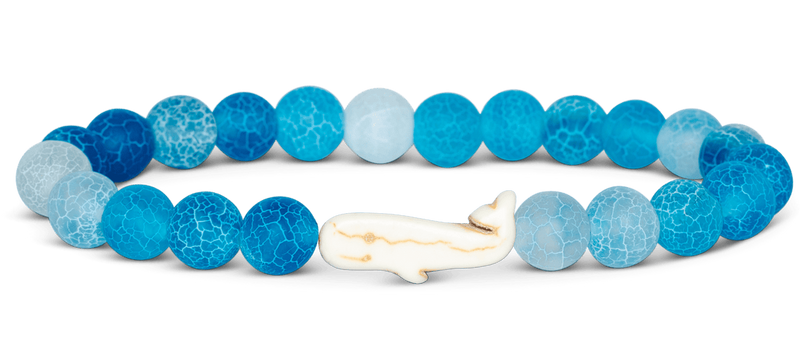 Whale Tracking Bracelet in Coastal Blue