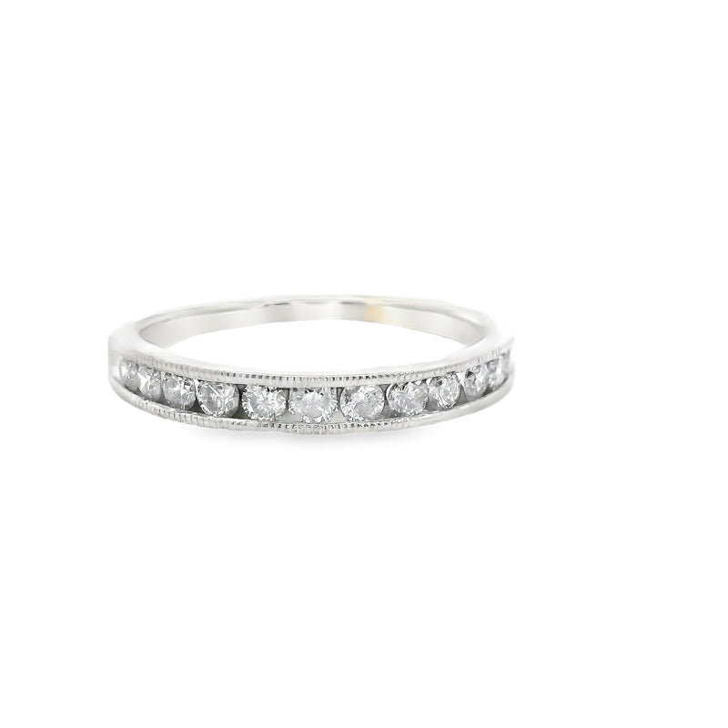 14K WG Channel Set Diamond Band