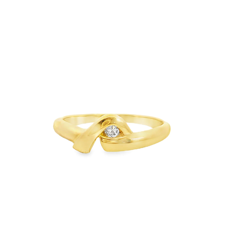 14K YG Diamond Ring