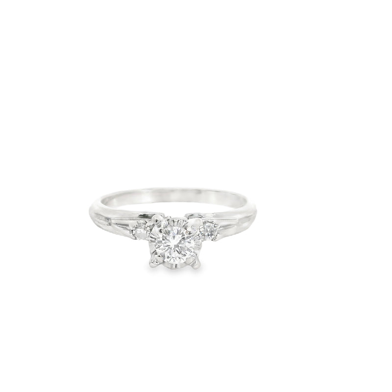 14K WG Vintage DIamond Ring