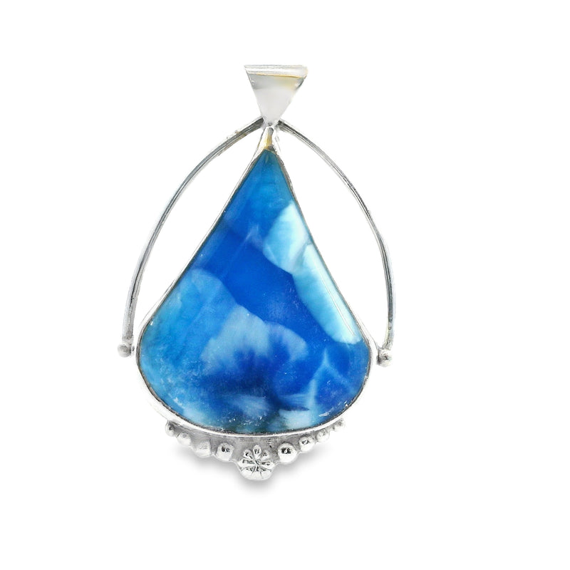 Sterling Silver Larimar Pendant