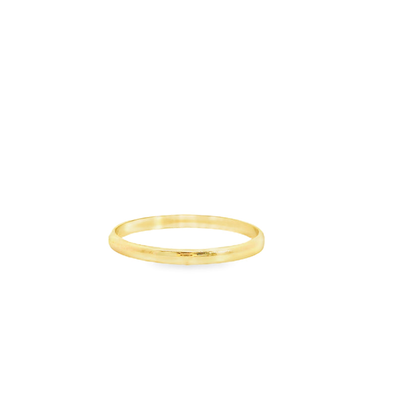14K YG Wedding Band 1.5MM Size 3