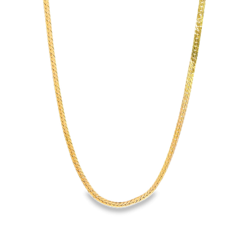 14K YG Herringbone Chain 15