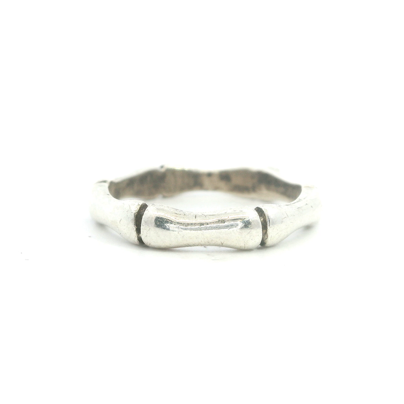Sterling Silver Bamboo Ring